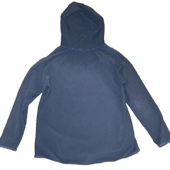The North Face Womens Canyonland Pullover Hoodie Lrg Blue Thermal Fleece Jacket - Picture 6 of 11